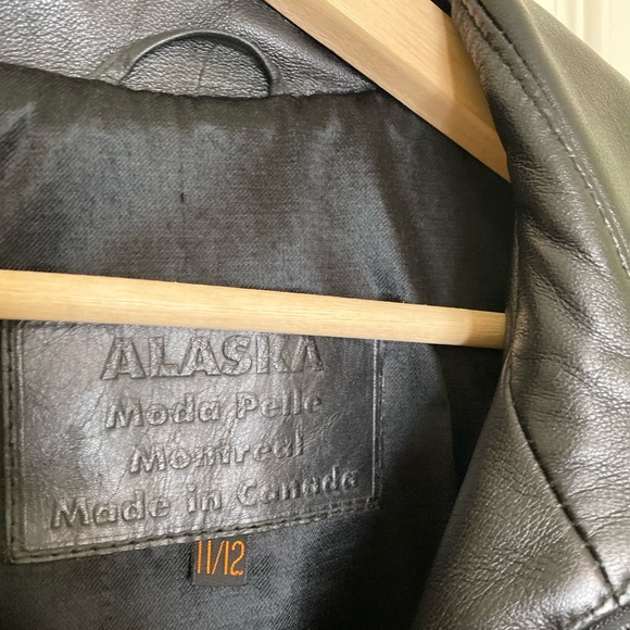 Vintage 2k Leather Coat 💣 - Picture 2 of 7